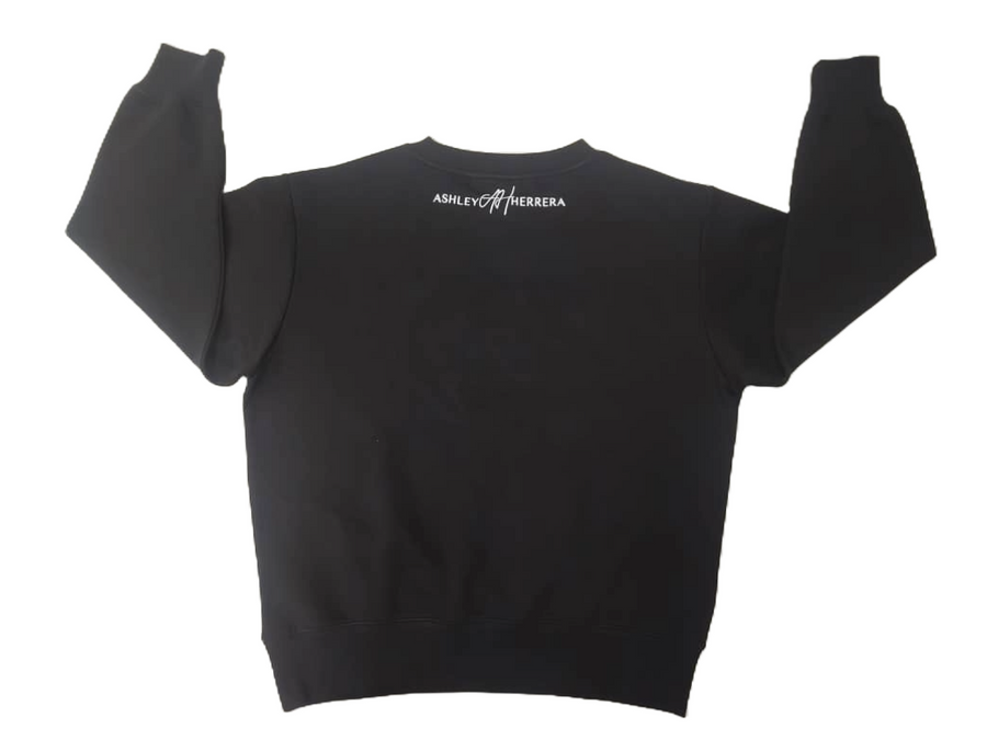 Golf Pearl Sweatshirt in Black – Luxury Women's Cozy Golf