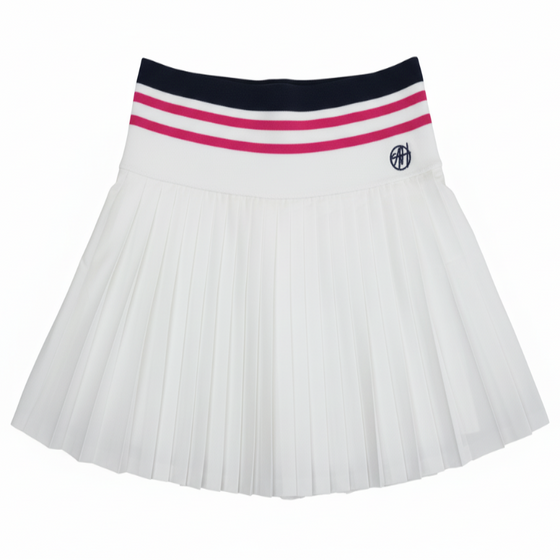 Sarah Flair Skort- White