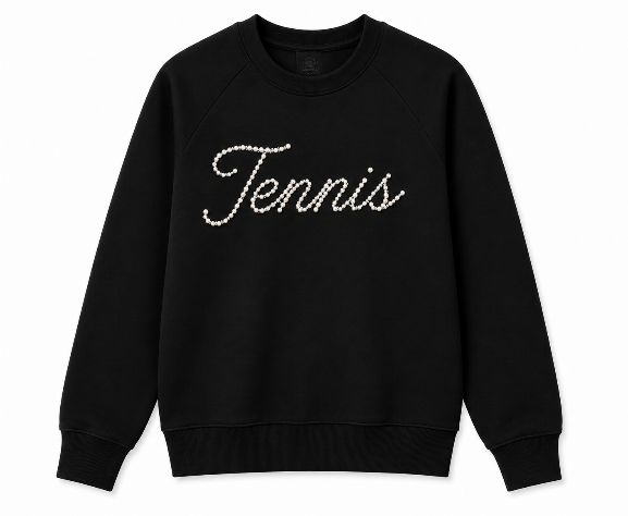 Luxury Tennis Pearl Pullover