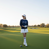 Women’s Golf Pearl Luxury Sweatshirt with functional tee holder on sleeve, soft performance fabric, and versatile comfort for golf and everyday activewear.