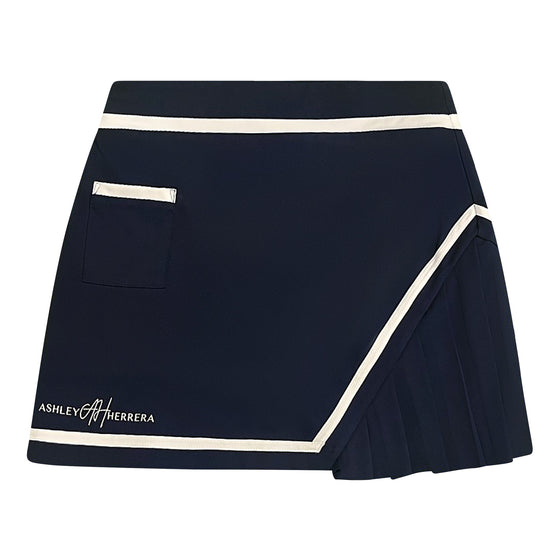 Olivia Skort — women’s luxury activewear skort designed for golf, tennis, and pickleball, featuring a flattering fit, flowy movement, and premium performance fabric.