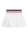 Sarah Flair Skort- White
