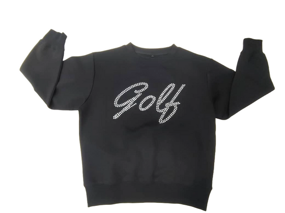 Black Golf Peal Sweatshirt