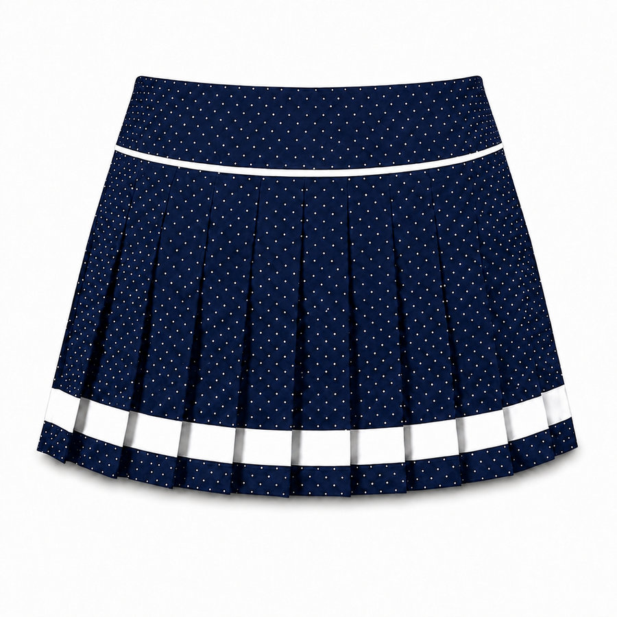 Renée Micro Polka-Dot Golf Skort – 16"