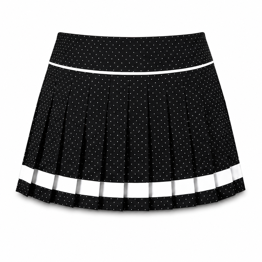 Renée Micro Polka-Dot Golf Skort – 16"