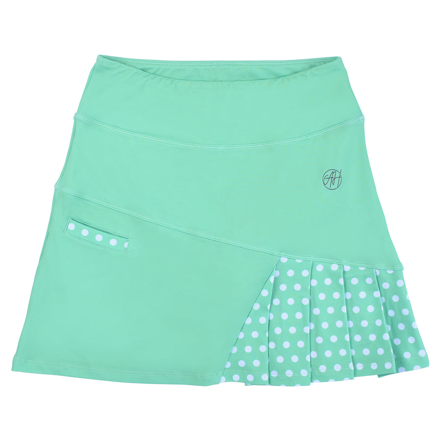 Mint Polka Dot Skort Ashley Herrera