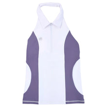  Purple Backless Polor with built in bra and elastic silicone 