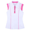 Pink/White Snake Polo Ashley Herrera