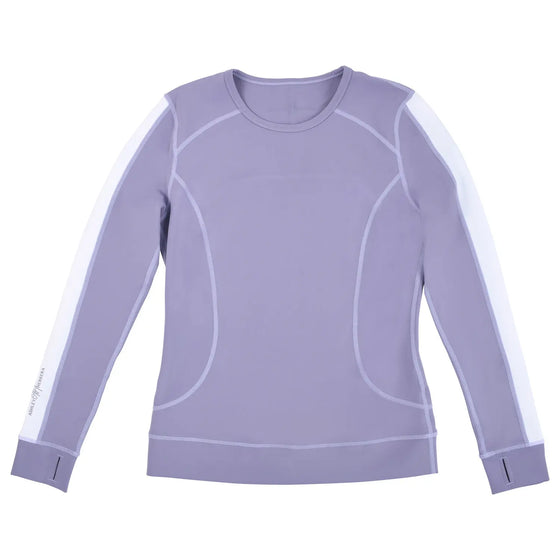 Purple & White Pullover Ashley Herrera